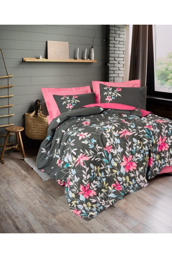 Cotton Box Feminen Çift Kişilik Nevresim Takımı Merlin Pembe