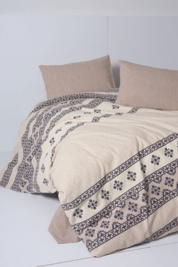 Cotton Box Flanel Nevresim Takımı Çift Kişilik Anita Karamel Cotton Box Flanel Nevresim Takımı Çift Kişilik Anita Karamel