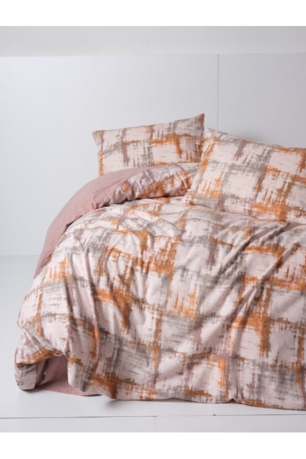 Cotton Box Flanel Nevresim Takımı Çift Kişilik Farida Kahve