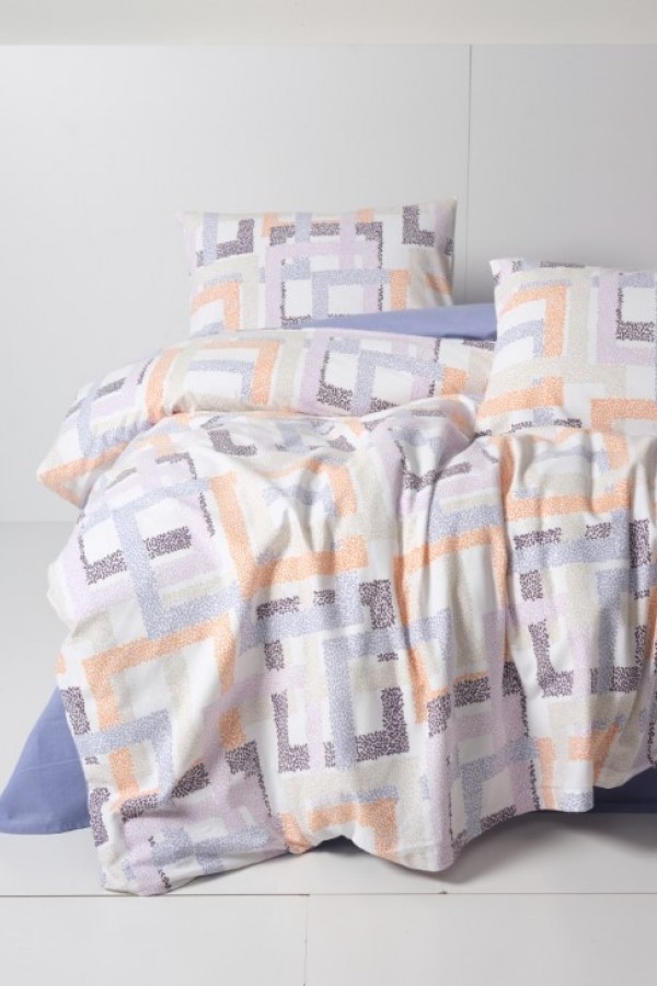 Cotton Box Flanel Nevresim Takımı Çift Kişilik Hayden Lila Cotton Box Flanel Nevresim Takımı Çift Kişilik Hayden Lila