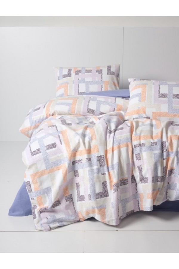 Cotton Box Flanel Nevresim Takımı Çift Kişilik Hayden Lila