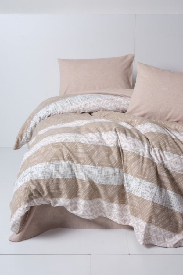 Cotton Box Flanel Nevresim Takımı Çift Kişilik Arrow Krem Cotton Box Flanel Nevresim Takımı Çift Kişilik Arrow Krem