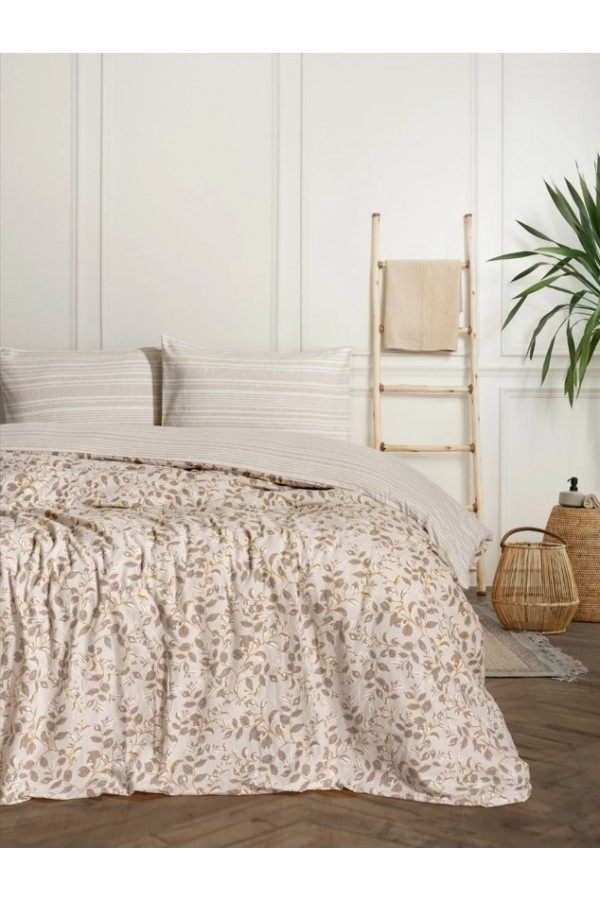 Cotton Box Flanel Nevresim Takımı Tek Kişilik Roof Yeşil