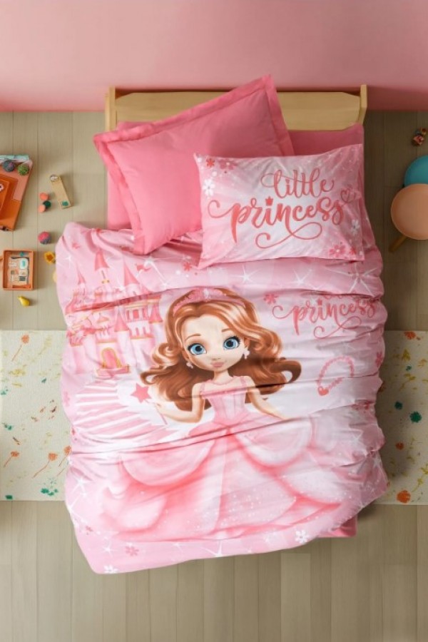 Cotton Box Genç Ranforce Nevresim Takımı Tek Kişilik Gimbiya Pembe