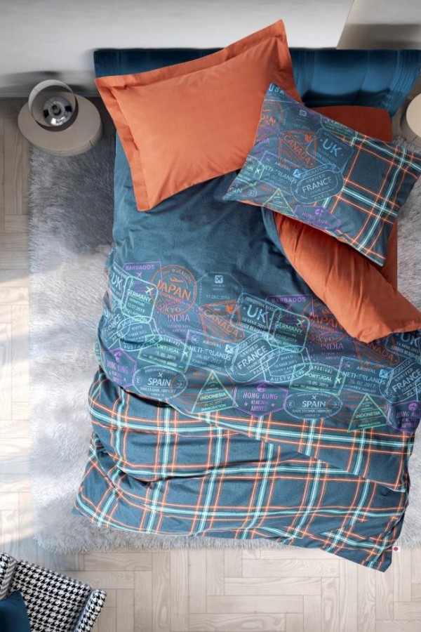Cotton Box Genç Ranforce Nevresim Takımı Tek Kişilik Pleds Tarçın