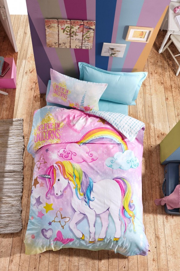 Cotton Box Genç Ranforce Nevresim Takımı Tek Kişilik Dream Mint