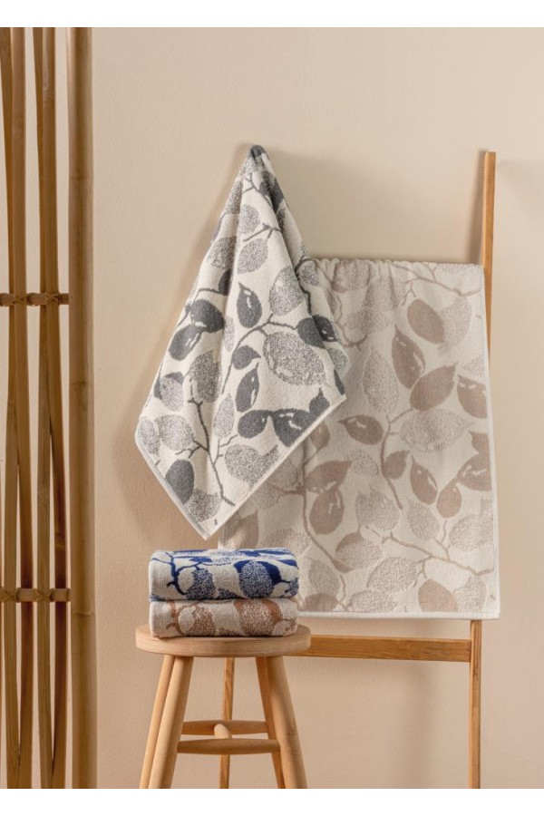 Cotton Box Jakarlı 50x90 4'lü Havlu Seti İskandinav Kelda