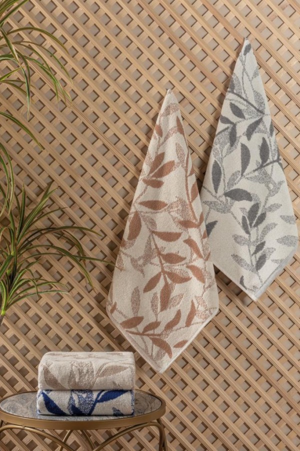 Cotton Box Jakarlı 50x90 4'lü Havlu Seti İskandinav Karian