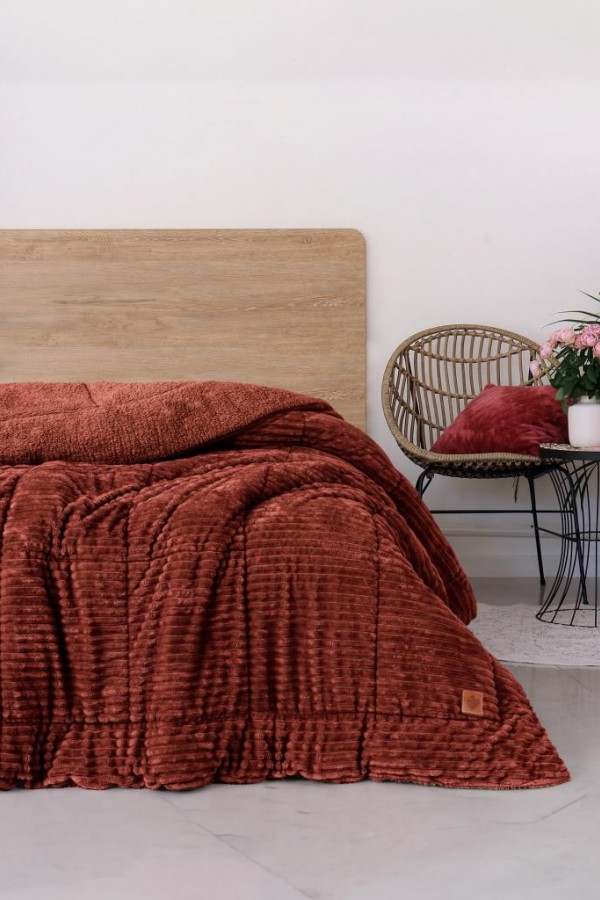 Cotton Box Wave Tarçın Çift Kişilik Yorgan