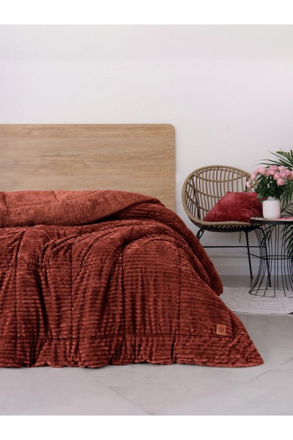 Cotton Box Wave Tarçın Çift Kişilik Yorgan