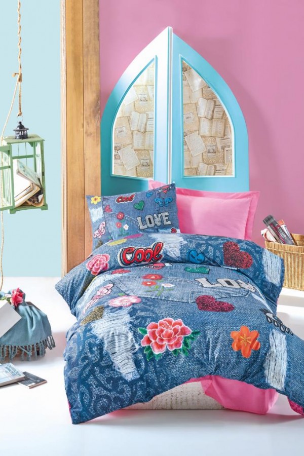 Cotton Box Kelly Pembe Ranforce Nevresim Takımı Tek Kişilik