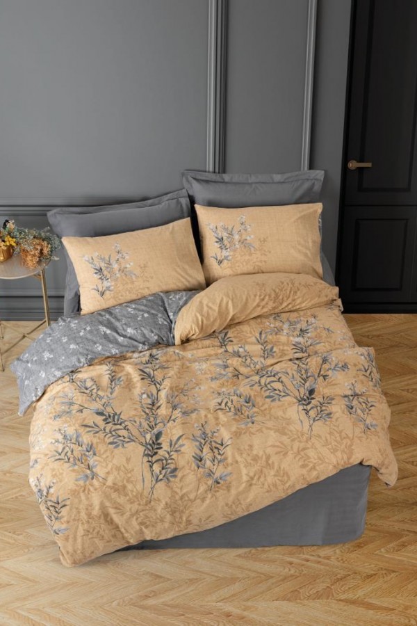 Cotton Box Tek Kişilik Nevresim Takımı Vera Gri Cotton Box Tek Kişilik Nevresim Takımı Vera Gri