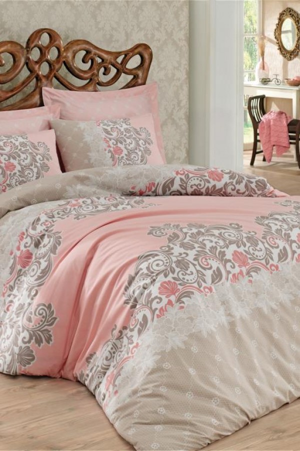 Cotton Box Megan Bej Çift Kişilik Nevresim Takımı Cotton Box Megan Bej Çift Kişilik Nevresim Takımı
