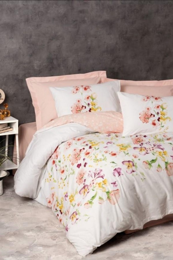 Cotton Box Modeline Tek Kişilik Nevresim Takımı Emma Somon