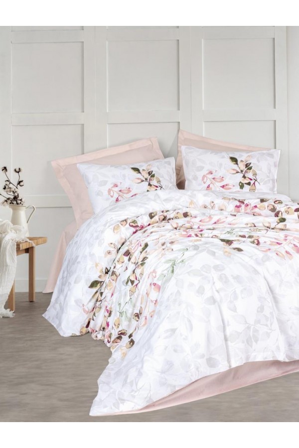 Cotton Box Modeline Brice Bej Tek Kişilik Nevresim Takımı Cotton Box Modeline Brice Bej Tek Kişilik Nevresim Takımı