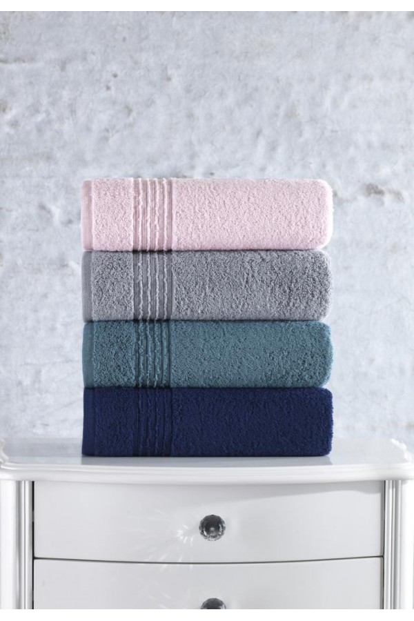 Cotton Box Plump 50x90 4'lü Havlu Seti Gri Lacivert Pembe Mavi Cotton Box Plump 50x90 4'lü Havlu Seti Gri Lacivert Pembe Mavi