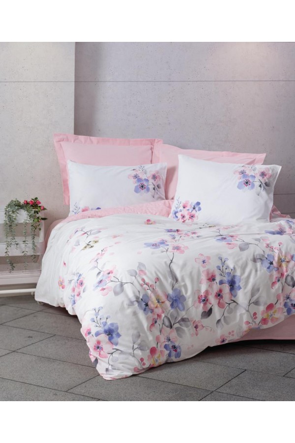 Cotton Box Ranforce Nevresim Takımı Çift Kişilik Jayda Pembe Cotton Box Ranforce Nevresim Takımı Çift Kişilik Jayda Pembe