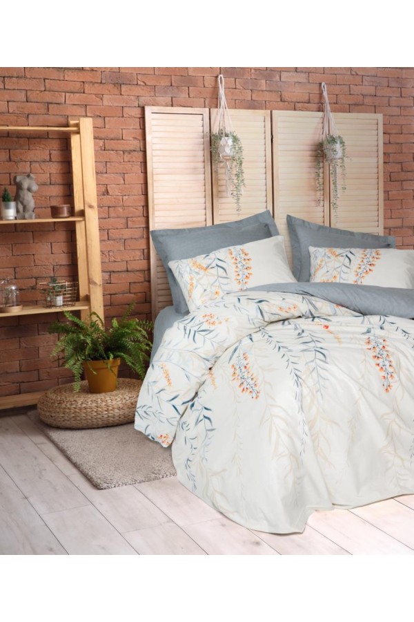 Cotton Box Ranforce Nevresim Takımı Çift Kişilik Hiedra İndigo Cotton Box Ranforce Nevresim Takımı Çift Kişilik Hiedra İndigo