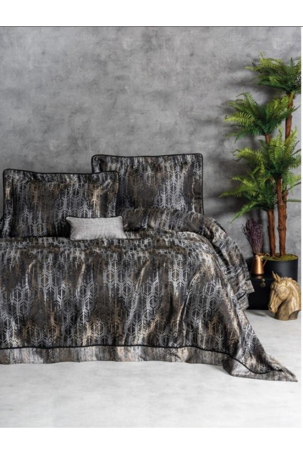 Cotton Box Smart Çift Kişilik Yatak Örtüsü Laura Bej