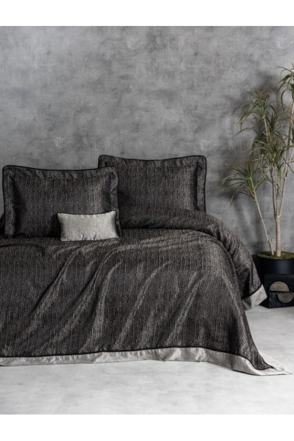 Cotton Box Smart Çift Kişilik Yatak Örtüsü Vivian Gri