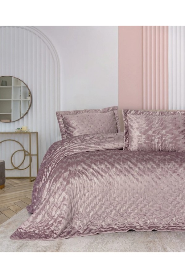 Cotton Box Smart Çift Kişilik Yatak Örtüsü Luz Pudra
