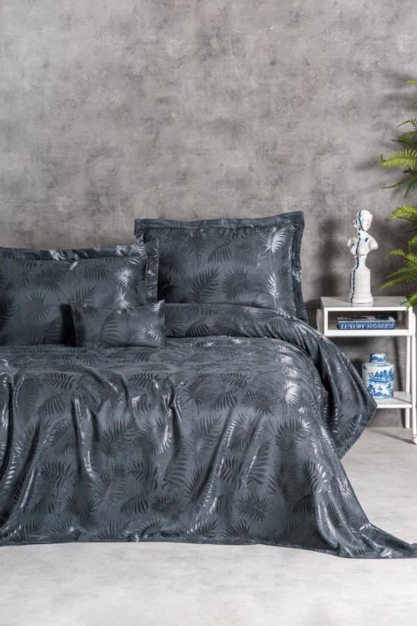 Cotton Box Smart Çift Kişilik Yatak Örtüsü Dafne Mavi