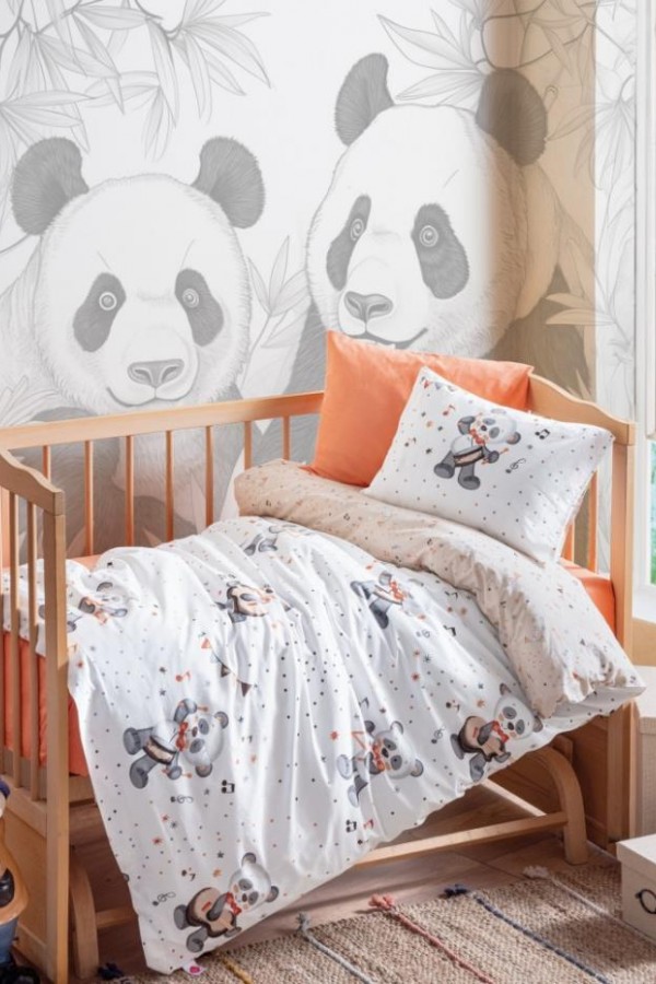 Cotton Box Musico Oranj Bebek Nevresim Takımı Cotton Box Musico Oranj Bebek Nevresim Takımı