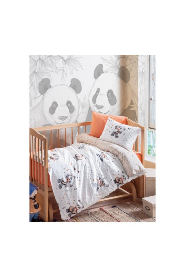 Cotton Box Musico Oranj Bebek Nevresim Takımı