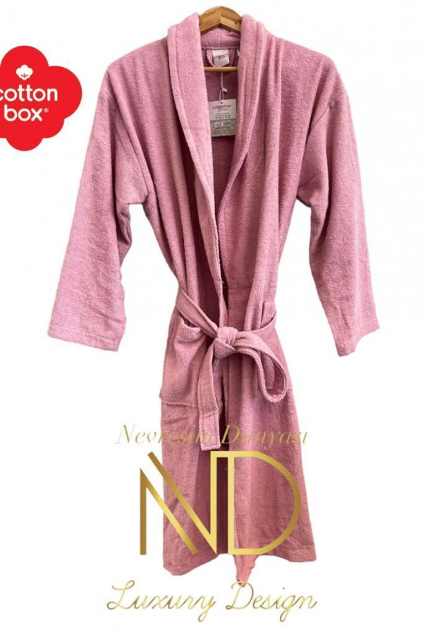 Cotton Box Tek Bornoz Gül Kurusu Cotton Box Tek Bornoz Gül Kurusu