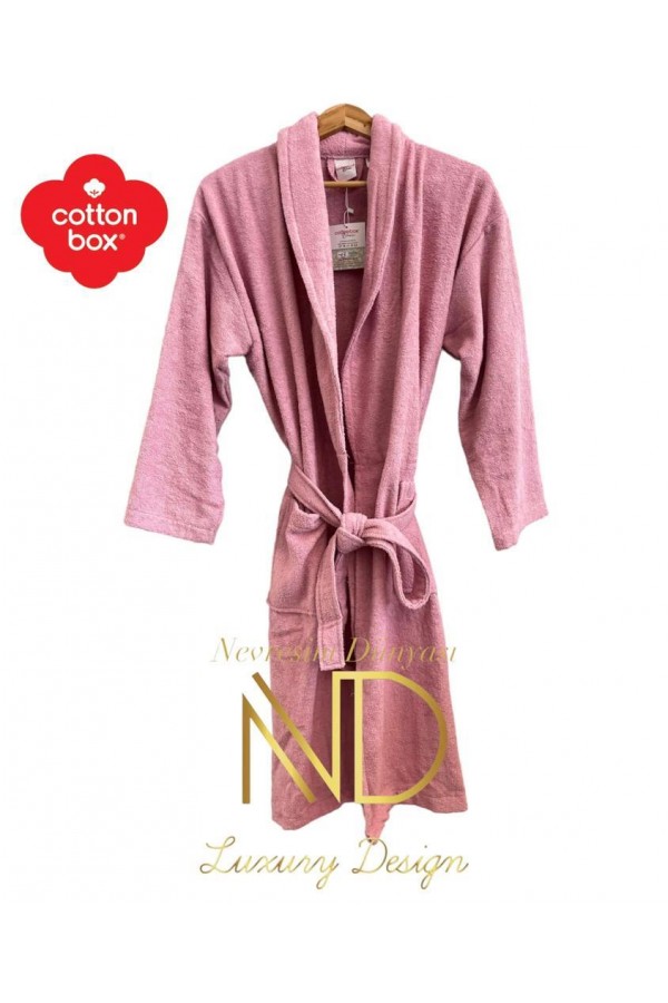 Cotton Box Tek Bornoz Gül Kurusu