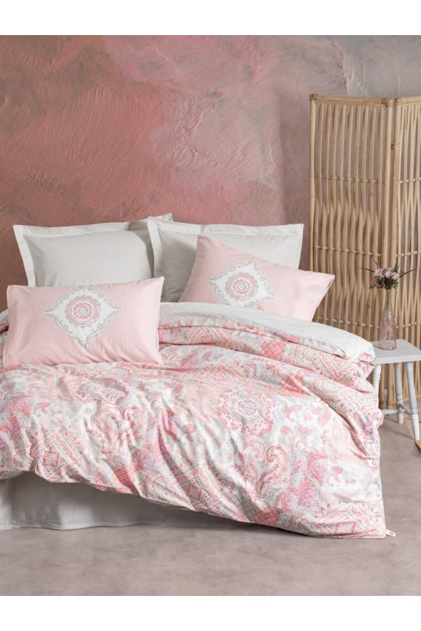 Cotton Box Tek Kişilik Bohem Nevresim Takımı Saldo Bej