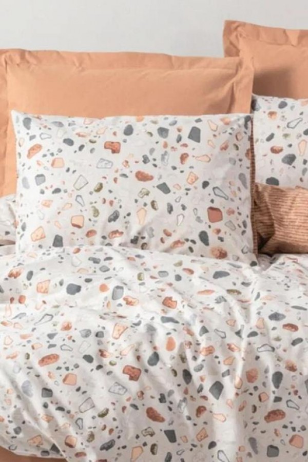 Cotton Box Tek Kişilik Minimal Nevresim Takımı Oniks Karamel Cotton Box Tek Kişilik Minimal Nevresim Takımı Oniks Karamel