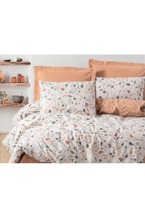 Cotton Box Tek Kişilik Minimal Nevresim Takımı Oniks Karamel Cotton Box Tek Kişilik Minimal Nevresim Takımı Oniks Karamel