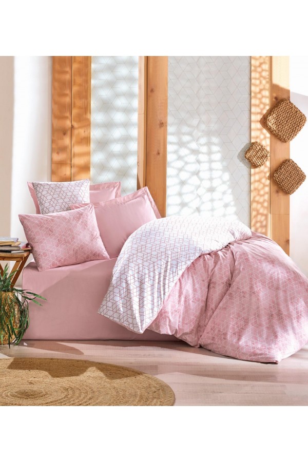 Cotton Box Tek Kişilik Minimal Nevresim Takımı Best Pembe Cotton Box Tek Kişilik Minimal Nevresim Takımı Best Pembe