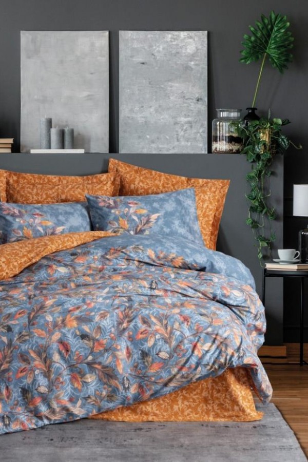 Cotton Box Çift Kişilik Modeline Nevresim Takımı Alekra Hardal