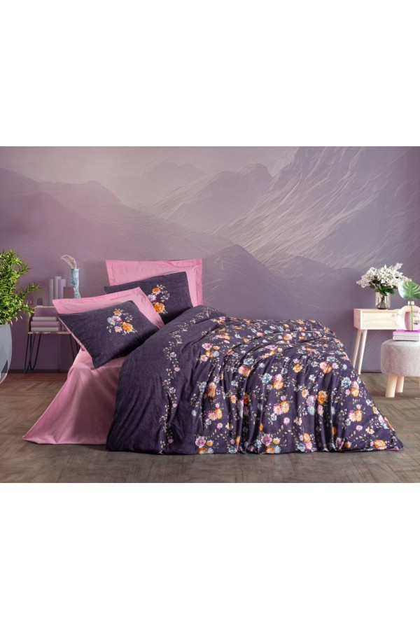 Cotton Box Tek Kişilik Feminen Nevresim Takımı Alessa Pembe Cotton Box Tek Kişilik Feminen Nevresim Takımı Alessa Pembe