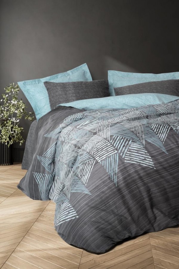 Cotton Box Tek Kişilik Modern Nevresim Takımı Arel Antrasit Cotton Box Tek Kişilik Modern Nevresim Takımı Arel Antrasit