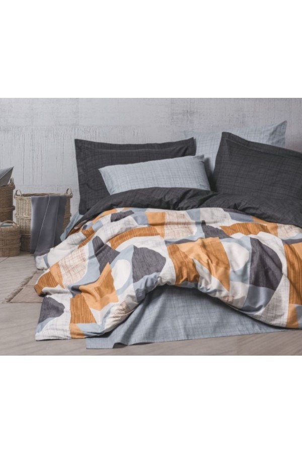 Cotton Box Tek Kişilik Modern Nevresim Takımı Giorno Gri Cotton Box Tek Kişilik Modern Nevresim Takımı Giorno Gri