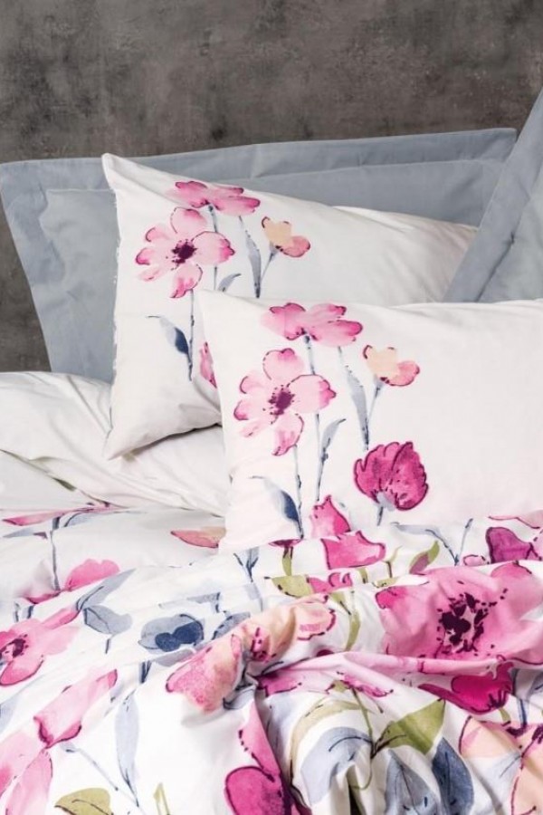 Cotton Box Tek Kişilik Ranforce Nevresim Takımı Carla Gri Cotton Box Tek Kişilik Ranforce Nevresim Takımı Carla Gri