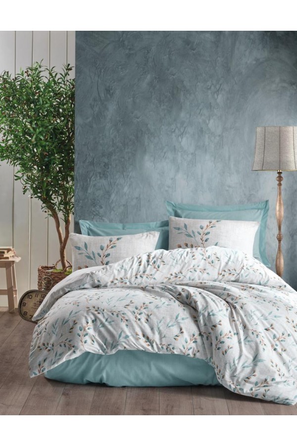 Cotton Box Tek Kişilik Nevresim Takımı Lendell Mint Cotton Box Tek Kişilik Nevresim Takımı Lendell Mint