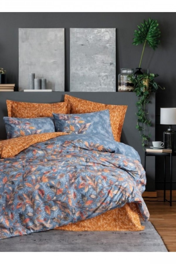 Cotton Box Tek Kişilik Nevresim Takımı Alekra Hardal 8680108071793