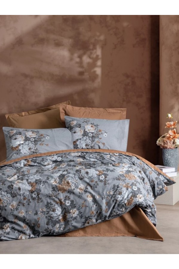 Cotton Box Tek Kişilik Nevresim Takımı Lenora Kahve 8680108071779 Cotton Box Tek Kişilik Nevresim Takımı Lenora Kahve 8680108071779