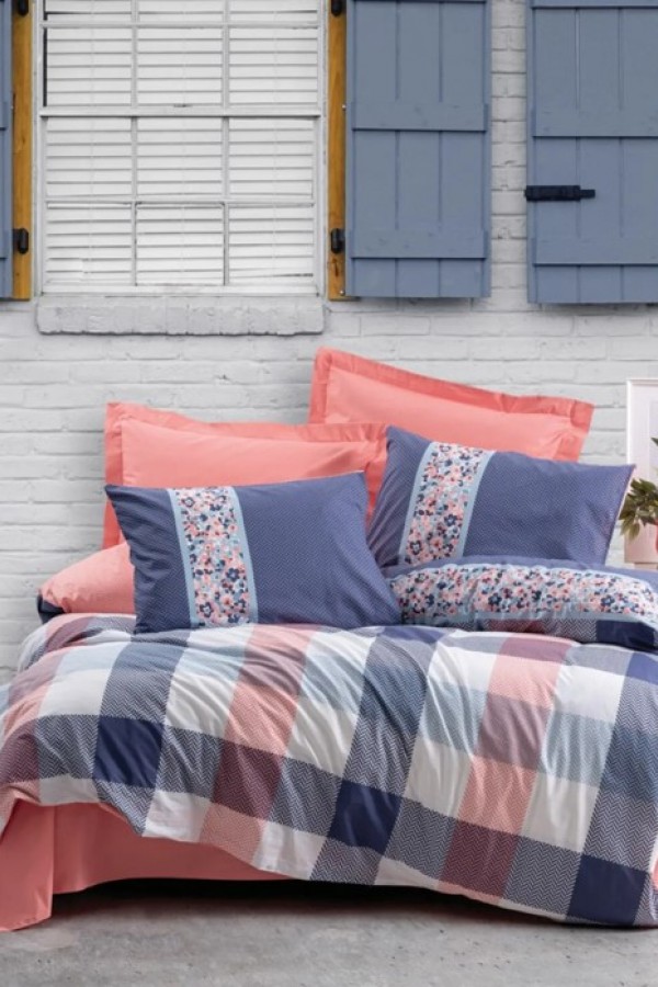 Cotton Box Tek Kişilik Nevresim Takımı Cielo Mercan 8680108058152 Cotton Box Tek Kişilik Nevresim Takımı Cielo Mercan 8680108058152