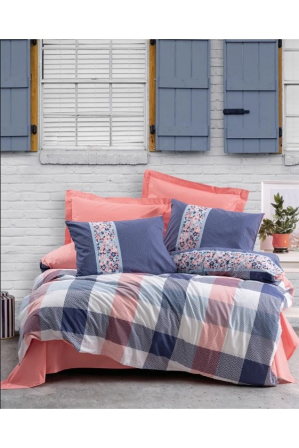 Cotton Box Tek Kişilik Nevresim Takımı Cielo Mercan 8680108058152 Cotton Box Tek Kişilik Nevresim Takımı Cielo Mercan 8680108058152