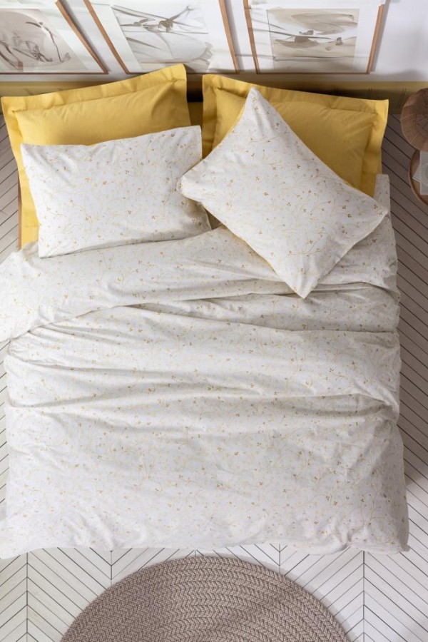 Cotton Box Tek Kişilik Petite Nevresim Takımı Tıny Hardal