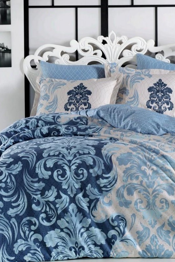 Hobby Çift Kişilik Poplin Nevresim Mirella Royal