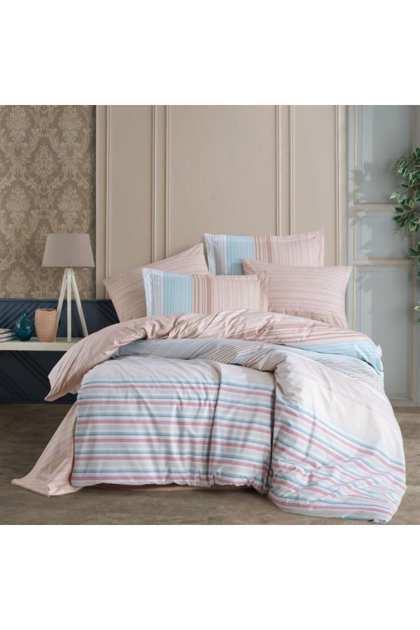 Hobby Çift Kişilik Poplin Nevresim Trella Turkuaz Hobby Çift Kişilik Poplin Nevresim Trella Turkuaz