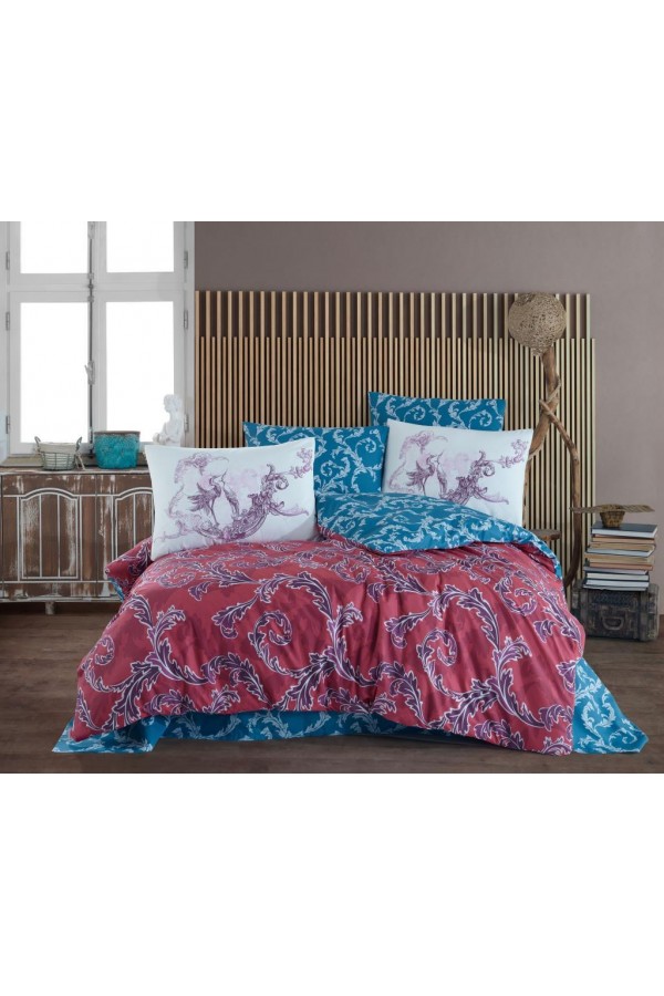 Hobby Çift Kişilik Ranforce Nevresim Takımı Avangarde Kırmızı Hobby Çift Kişilik Ranforce Nevresim Takımı Avangarde Kırmızı