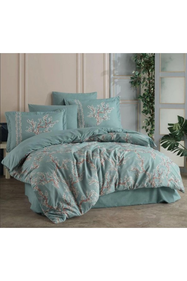 Hobby Çift Kişilik Ranforce Nevresim Takımı Camila Yeşil Hobby Çift Kişilik Ranforce Nevresim Takımı Camila Yeşil