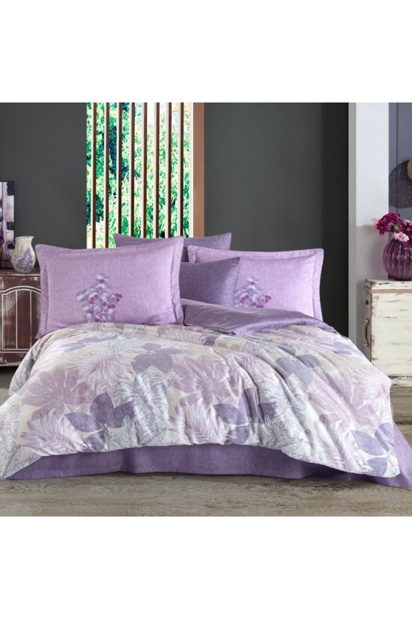 Hobby Çift Kişilik Saten Nevresim Juilet Lila Hobby Çift Kişilik Saten Nevresim Juilet Lila